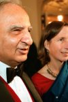 Mr. Mehta and his wife, Linn Cary Mehta, at a White House dinner in 2000 that President Bill Clinton held for Indian Prime Minister Atal Bihari Vajpayee. (Susan Biddle/The Washington Post)